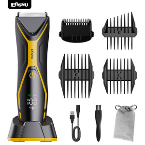 Recortadora Eléctrica Corporal Tipo-C para Zonas Sensibles, Afeitadora Masculina Recargable e Impermeable - Product Image 6