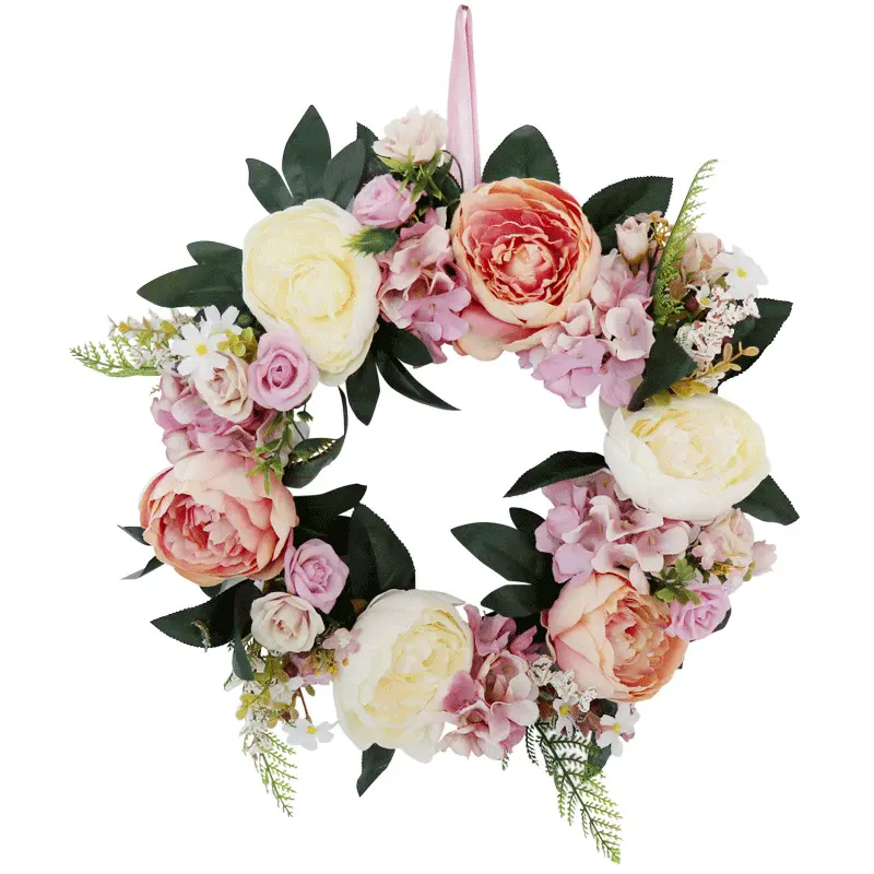 M0130 commercio all'ingrosso artificiale ghirlanda di fiori per la decorazione di nozze indiano