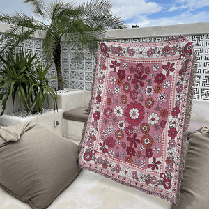 Chăn dệt có logo tùy chỉnh, phong cách Bohemian - Product Image 2