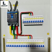 Tablero de Distribución Eléctrica Trifásico de 4 Hilos, Gabinete de Distribución Eléctrica IP54, Panel Eléctrico