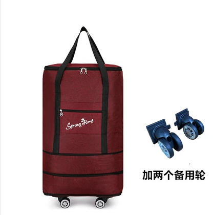 Wine red 2 spare wheels