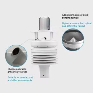 Estación Meteorológica Agrícola con Sensor de Calidad del Aire PM2.5 10, Nivel de Sonido, Velocidad del Viento Ultrasónica, Presión, Material ABS, Rango de Temperatura - Product Image 4