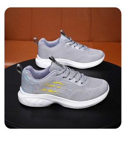 Nuevos zapatos casuales de malla de moda con suela plana transpirable y fondo suave cómodos y versátiles para todas las ocasiones - Product Image 4