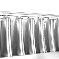 Moule à glace ovale à quatre fentes TG-40 pièces en acier inoxydable 304 de qualité alimentaire pour la fabrication de glaces maison DIY