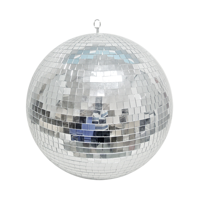 Disco Mirror Ball Sparkle Rotation Disco Party Light Oversized Silver Shinny Christmas Balls for X'mas Wedding Party Decoration