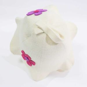 Gorro de Sauna de Lana Natural para <span class=keywords><strong>Hombre</strong></span> y Mujer, <span class=keywords><strong>con</strong></span> Flores, Ecológico, Aislante, para Spa, Baño de Vapor, Banya - Product Image 4