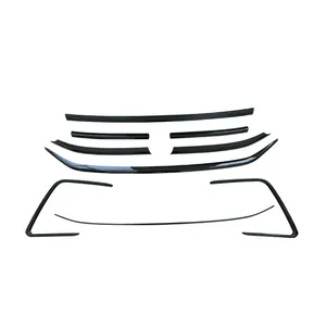 Ornement automobile pour MK2 2022 à 2023, bande décorative noire brillante pour calandre avant, accessoires décoratifs en ABS - Product Image 6