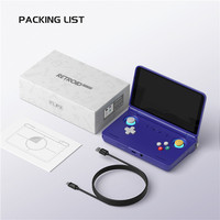 Consoles de jeu portables Retroid Pocket Flip 2 RP FLIP2 WiFi 6 Android 13 SD865 Écran tactile 5,5 pouces avec sac de rangement et cordon 3