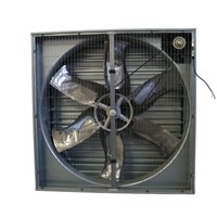 Ventilador de Extracción de Acero Galvanizado Eléctrico con Aspas de Acero Inoxidable - para Plantas Mezcladoras de Concreto y Áreas de Procesamiento de Materiales de Construcción