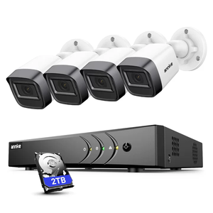 Annke 8CH 3K (5Mp) Lite H.265 + lai DVR với 4 cái 2MP TVI 20m thông minh EXIR IR Bullet Camera với 2TB HDD <span class=keywords><strong>CCTV</strong></span> Hệ thống an ninh - Product Image 1