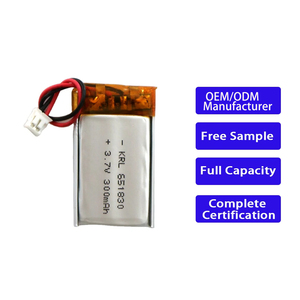 Fabrika Toptan Fiyatına Video Kapı Zili Pili 3.7V 651830 300mAh Li-Polimer Şarj Edilebilir, Ring ve Akıllı Ev Güvenlik Sistemi için - Product Image 1