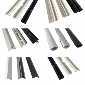 Moderna finitura angolare flessibile in PVC per doccia, 10mm 8mm 5mm, per rivestimenti bagno, pannelli a parete, modanature, autoadesiva - Product Image 6