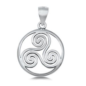 Meilleure vente prix de gros fabricant usine 925 en argent Sterling fait à la main Chakra spinnerdesign pendentif bijoux de noël - Product Image 1
