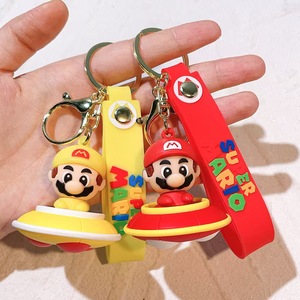 Llaveros de PVC 3D de Dibujos Animados de Super Mario Bros, Llavero de Goma Personalizado con Forma de Hongo, Luigi y Yoshi, Regalo Promocional - Product Image 6