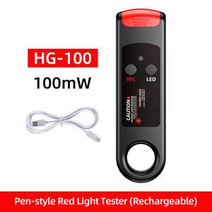 Fiber Test Pen <b>Rechargeable</b> 10km Visual Fault Locator Red <b>Light</b> Source with 2.5mm Universal Port for FTTH Maintenance - Product Image 4
