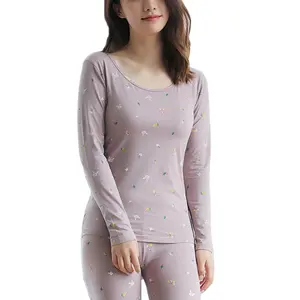 Pyjamas à manches longues pour femmes, ensembles de Pyjamas d'hiver mignons en coton, vêtements de nuit pour filles et dames
