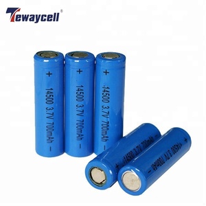 14500 battery pack lipo Li-Ion 14500 400mah 500mah 600mah 700mah battery 3,7 v Li-ion 14500 battery pack - Product Image 1