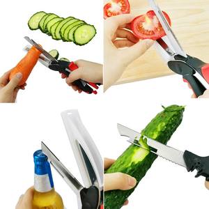 Multifunction <b>Kitchen</b> <b>Scissor</b> 6 in 1 Cutting Board Utility Cutter Stainless Steel Vegetable Meat <b>Scissor</b> <b>Kitchen</b> Cooking Knife - Product Image 5