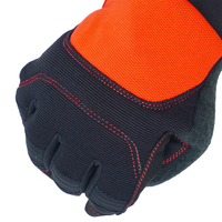 Gants de sport HAIYI personnalisés à demi-doigts, respirants, en tissu maillé, paume en microfibre, manchette en néoprène, protection UV, antidérapants