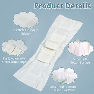공장 가격 스몰 사이즈 개 기저귀 누출 방지 애완 동물 미용 일회용 여성 애완 동물 기저귀 도매 개 강아지 기저귀 - Product Image 4