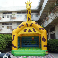 Château gonflable commercial en PVC pour enfants, design portable, capacité 6 personnes, charge maximale 200 kg, vente en gros à prix réduit