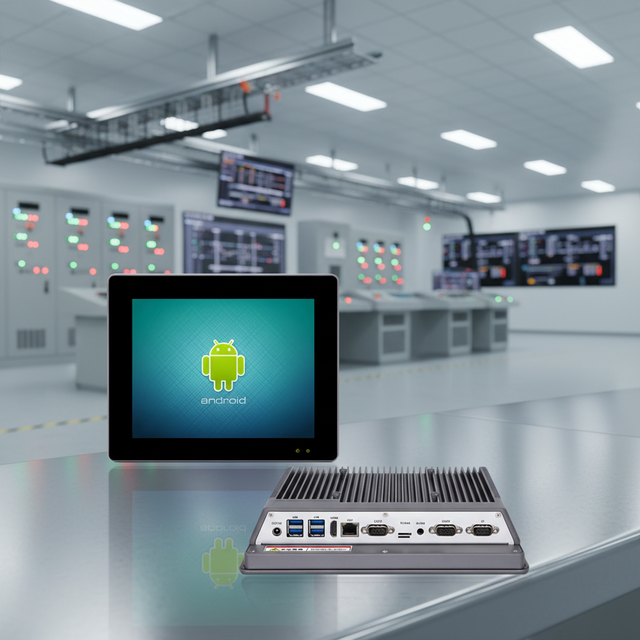 10.4 Inch Android RK3288/RK3399/RK3566/RK3568 IP65 Waterproof Embedded Fanless Computer Industrial Touch Screen Panel Pc