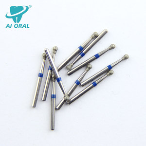 เครื่องขัดฟันไฟฟ้าก้านสแตนเลส1.6มม. เคลือบเพชร10ชิ้น/กล่องสำหรับคลินิกทันตกรรม - Product Image 2