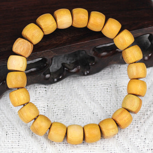 Pulsera de Madera de Palisandro con Cuentas de Barril de 10x8mm, Hilo Único, Regalo Unisex - Product Image 4