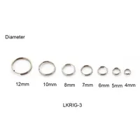 Rvs Ringetjes Double Loops Connectors Sieraden Bevindingen Voor Diy Maken Ketting Split Ring Sieraden Accessoires