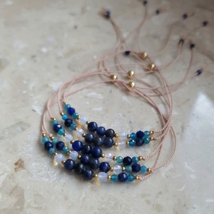 Bracelets de charme délicats pour l'hiver avec de minuscules perles, bracelet tressé coloré et délicat, bijoux d'amitié multicolores - Product Image 4