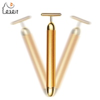 Masseur facial en or 24 carats, 6000 tr/min, micro-vibrations soniques, appareil portatif pour lifting du visage, beauté du visage et du corps, utilisation à domicile