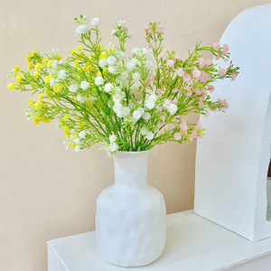 Bouquet de fleurs artificielles Souffle de bébé Muyu Chronicles en caoutchouc souple multicolore pour la décoration intérieure - Product Image 4