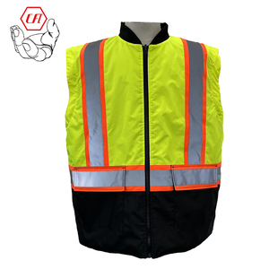 Veste bomber haute visibilité pour <span class=keywords><strong>homme</strong></span>, 4 en 1, veste de sécurité réfléchissante, vêtements réfléchissants, vente chaude - Product Image 4