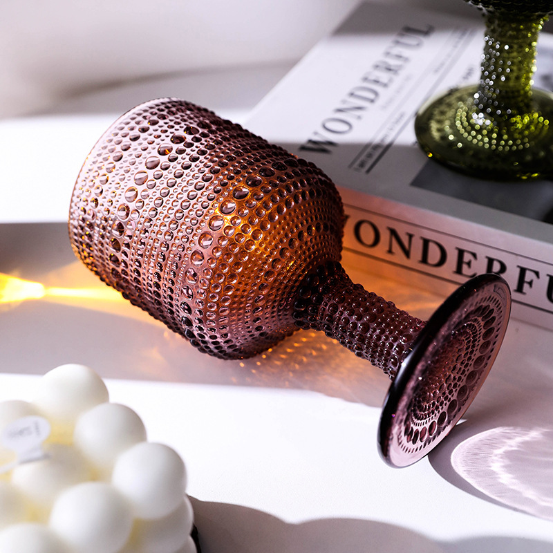 300ml soda lime glass bubble wine bubble glass