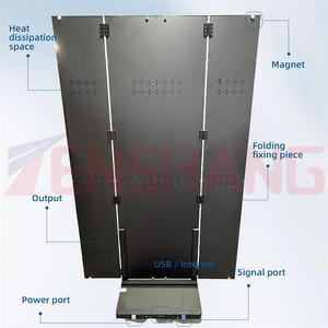 Trifold kỹ thuật số LED Poster p1.5 p1.8 P2 p2.5 trong nhà HD quảng cáo điện tử màn hình LED Điều khiển Wifi tầng thường vụ LED hiển thị - Product Image 5