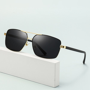 Nuevas Gafas de Sol Polarizadas Unisex con Montura Completa, Lentes UV400, Color Naranja Dorado, Venta al por Mayor, Protección UV para Viajes y Actividades al Aire Libre - Product Image 1
