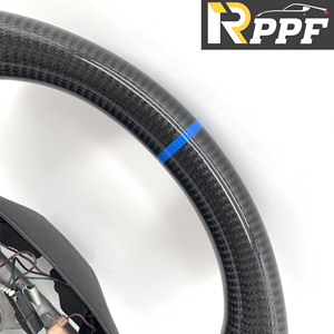 Volante de Fibra de Carbono Real de Ajuste Preciso para <span class=keywords><strong>Ford</strong></span> <span class=keywords><strong>Mustang</strong></span> 1999 2000 <span class=keywords><strong>2001</strong></span> 2002 2003 2004 - Product Image 5