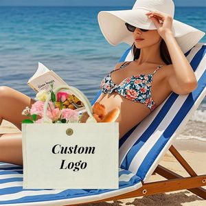 Sac fourre-tout en toile léger et durable de haute qualité pour le voyage, avec longue poignée, motif dessin animé, logo personnalisé imprimé, marque OEM, vente en gros - Product Image 4