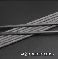 Tige de flèche en carbone pur pour tir à l'arc, diamètre 6,2 mm, longueur 1 m, avec revêtement en bois, précision 0,001" 0,003", pour flèches Sp400/500/600/700, pour tir à l'arc, chasse et entraînement