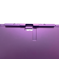 Clavier mécanique personnalisé avec plaque de base en aluminium et finition de surface usinée par CNC