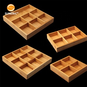 Snacks Teller Home Restaurants Sushi Hot <span class=keywords><strong>Pot</strong></span> Gerichte Bambus geteilt Serviert ablett für die Küche Essen Snacks - Product Image 3