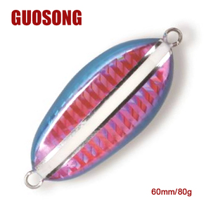 Leurre de pêche en métal de 60 mm/80 g avec lame rotative, chute rapide, leurre de pêche pour jigging, appât de pêche, leurres de pêche - Product Image 5
