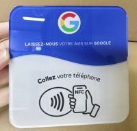 Carte de menu personnalisée imperméable avec avis Google, réinscriptible, impression numérique, carte physique