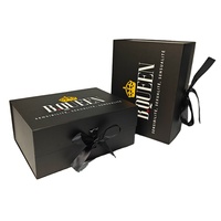 Caja de papel de regalo magnética de embalaje en relieve personalizado de gama alta de lujo OEM/ODM para pelucas cosméticos de pequeñas empresas materiales reciclados