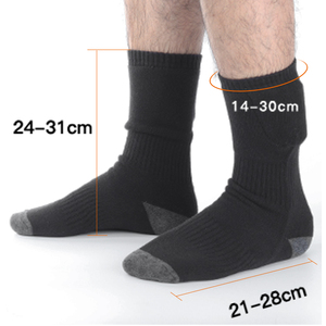2025 Hot Feet Chaussettes thermiques Chaussettes de ski chauffantes électriques à piles à bas prix - Product Image 3