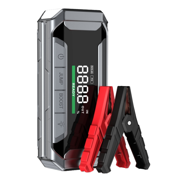 Portable Jump Starter with Air Pump Pro Jumper Cables with Battery Pack