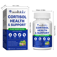 Acentiallabs Cortisol Support Antioxidante Sin Gluten Vegano Vitaminas 120 Cápsulas - Fábrica de Suplementos de Salud Personalizados