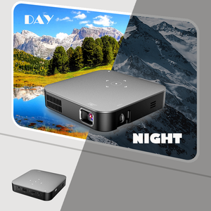 <span class=keywords><strong>Mini</strong></span> proyector de vídeo inteligente para exteriores AOME 200 ANSI Lumen Nativo 4K HD Android 9/11 Operado DLP Cast 2G RAM Stock europeo - Product Image 5
