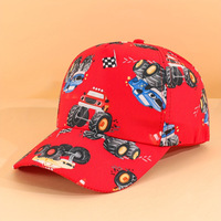 Gorra de Béisbol Infantil de PVC con Estampado de Dinosaurios y Animales, Estilo Casual y Moderno, con Cierre a Presión para Niños