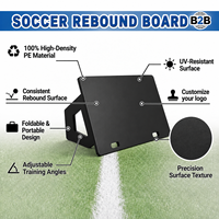 Tablero de Rebote para Entrenamiento de Reacción en Fútbol, Profesional, para Practicar Reflejos y Agilidad del Portero, 20 mm de Grosor, 1000x400 mm